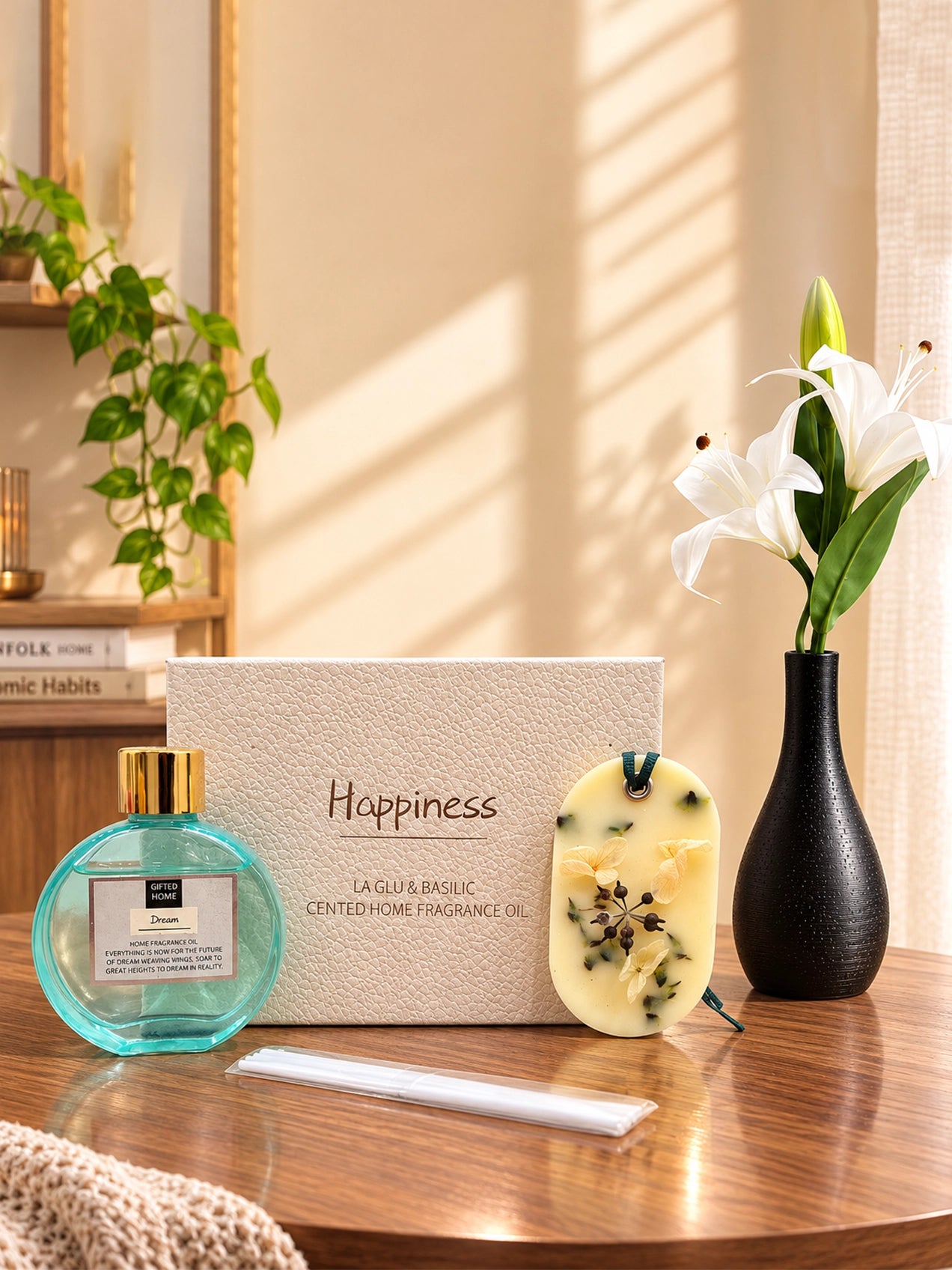Reed Diffuser with White Lily Stick