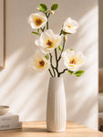 Magnolia Flower Stick | White | 72 cm | Without Vase