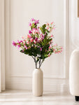 Japanese Honeysuckle Flower Bunch | Light Pink & Purple | 90 cm