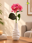 Hydrangea Flower Stick | Rose Red | 63 cm
