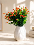 Artificial Kalanchoe Flower Bunch | Orange | 33 cm