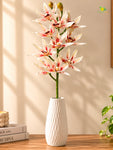 Orchid Flower Stick | White and Pink | 73 cm