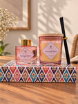 Reed Fragrance Diffuser & Candle Set | Berry & Rose | 26 cm