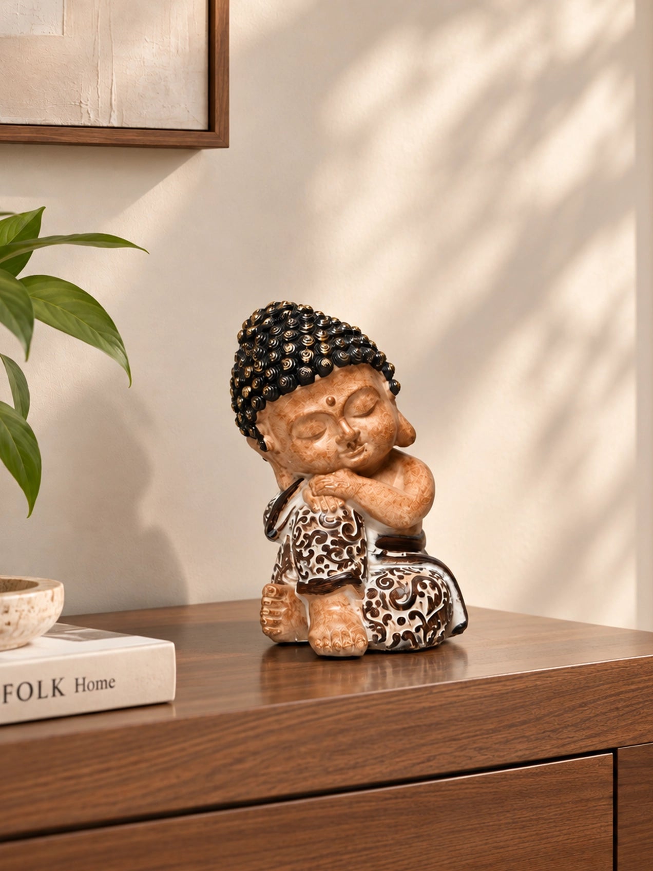 Zen Resting Buddha Idol | 19 cm