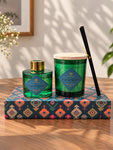 Reed Fragrance Diffuser & Candle Set | Tropical Garden | 26 cm