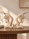 Abstract Fish Duo Figurine
