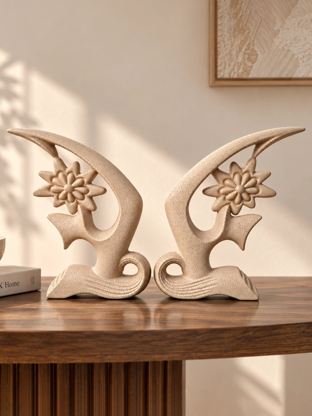 Abstract Fish Duo Figurine