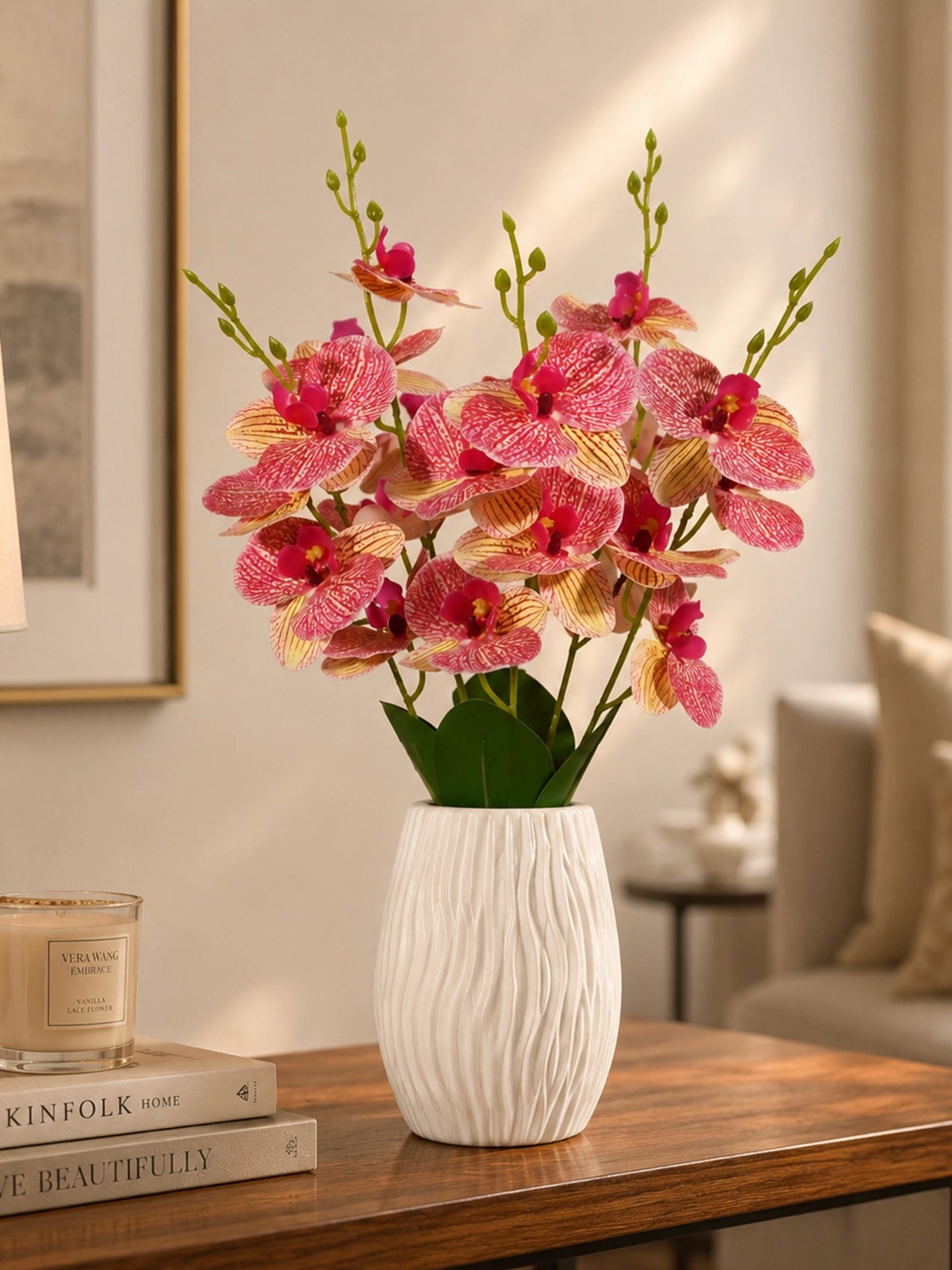 Orchid Bunch | Pink | 44 cm