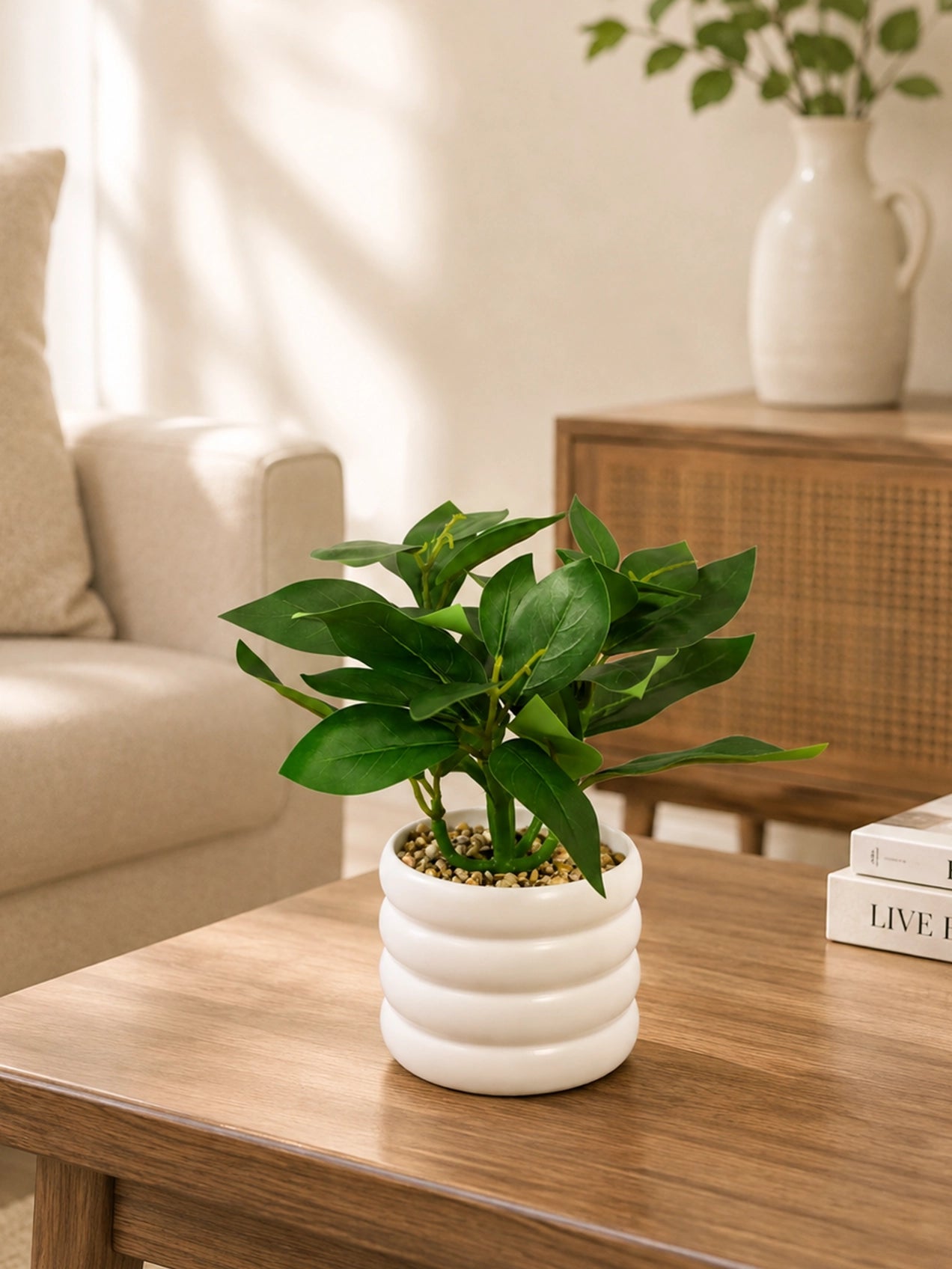Artificial Tabletop Plant | Green | 22 cm
