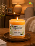 Lime Basil & Citrus Scented Pillar Candle | 8 cm | Set of 1