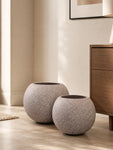 Textured Grey Planter Set | Set of 2