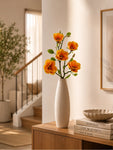 Magnolia Flower Stick | Yellow | 72 cm