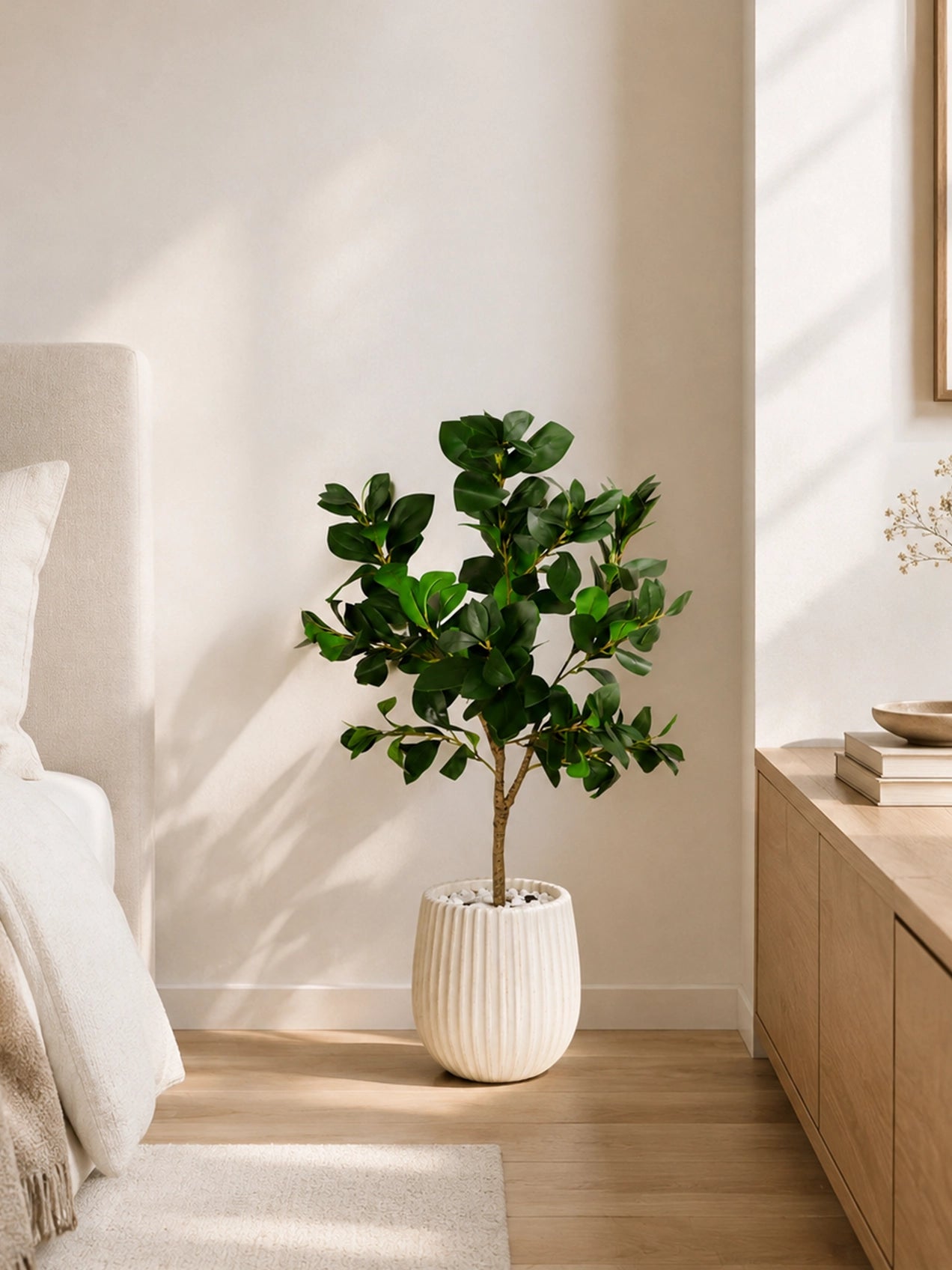 Artificial Ficus Plant  | 90 cm  | With Basic Pot