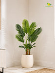 Artificial Areca Palm Plant | 120 cm | 13 Leaves | With Basic Pot