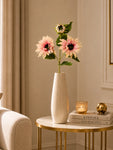 Artificial Sunflower Stick | Light Pink | 78 cm