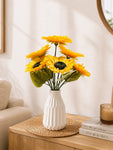 Artificial Bunch of Sunflower for Decor