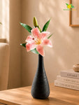 Artificial Lily Flower Stick | Light Pink | 35 cm