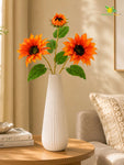 Artificial Sunflower Stick | Orange | 78 cm