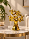 Golden Coin Sculpture Tree | 27 cm