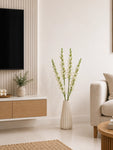 Artificial Orchid Flower Stick | White | 106 cm | Set of 2