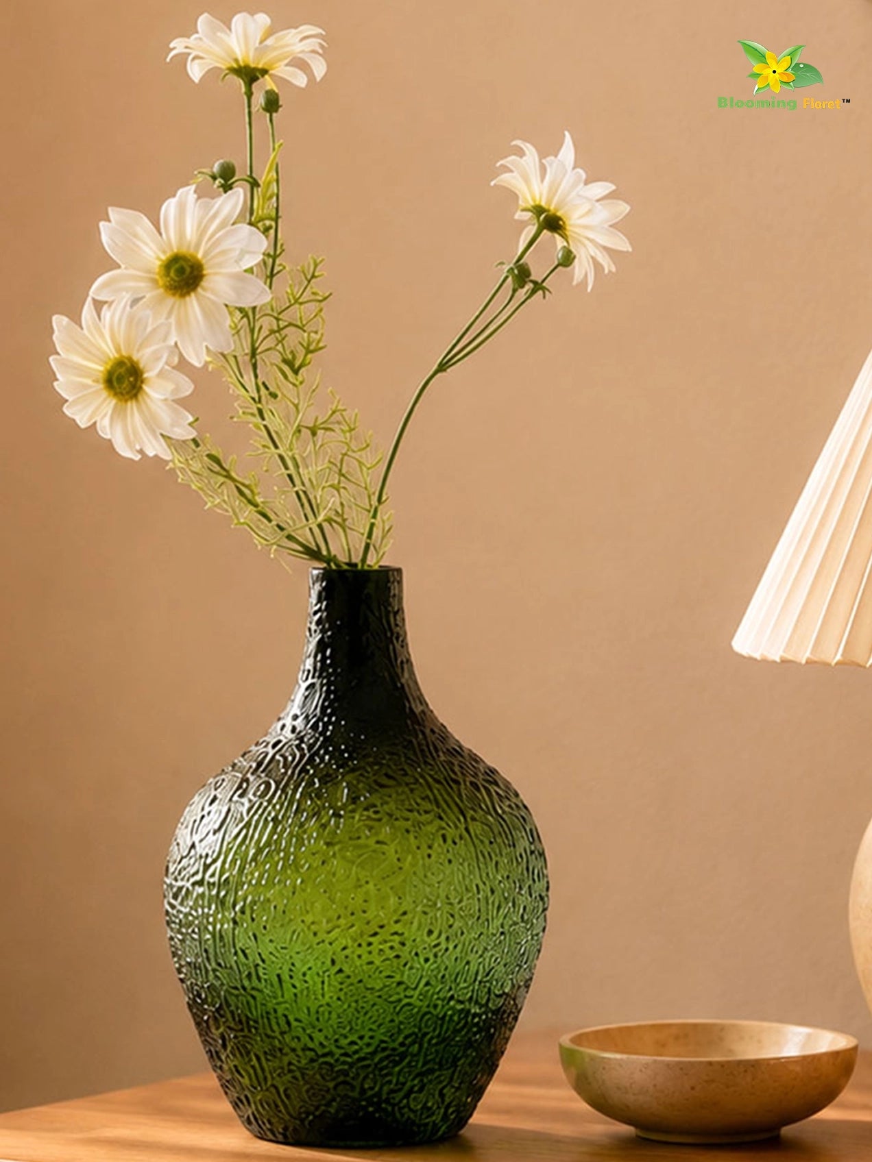 Faux Gerbera Flower Stick | White | 60 cm