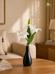 Artificial Lily Flower Stick | White | 35 cm