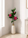 Artificial Rose Stick | Dark Pink | 95 cm