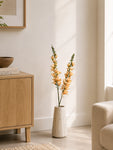 Artificial Orchid Flower Stick | Peach | 106 cm