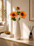 Artificial Sunflower Stick | Orange | 78 cm