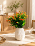 Artificial Kalanchoe Flower Bunch | Orange | 33 cm