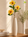 Magnolia Flower Stick | Yellow | 95 cm