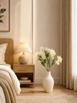 Artificial Daffodil Flower Stick | White | 88 cm