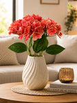 Artificial Hydrangea Flower Bunch | Pink | 42 cm
