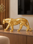Gold Leopard Figurine | 26 cm