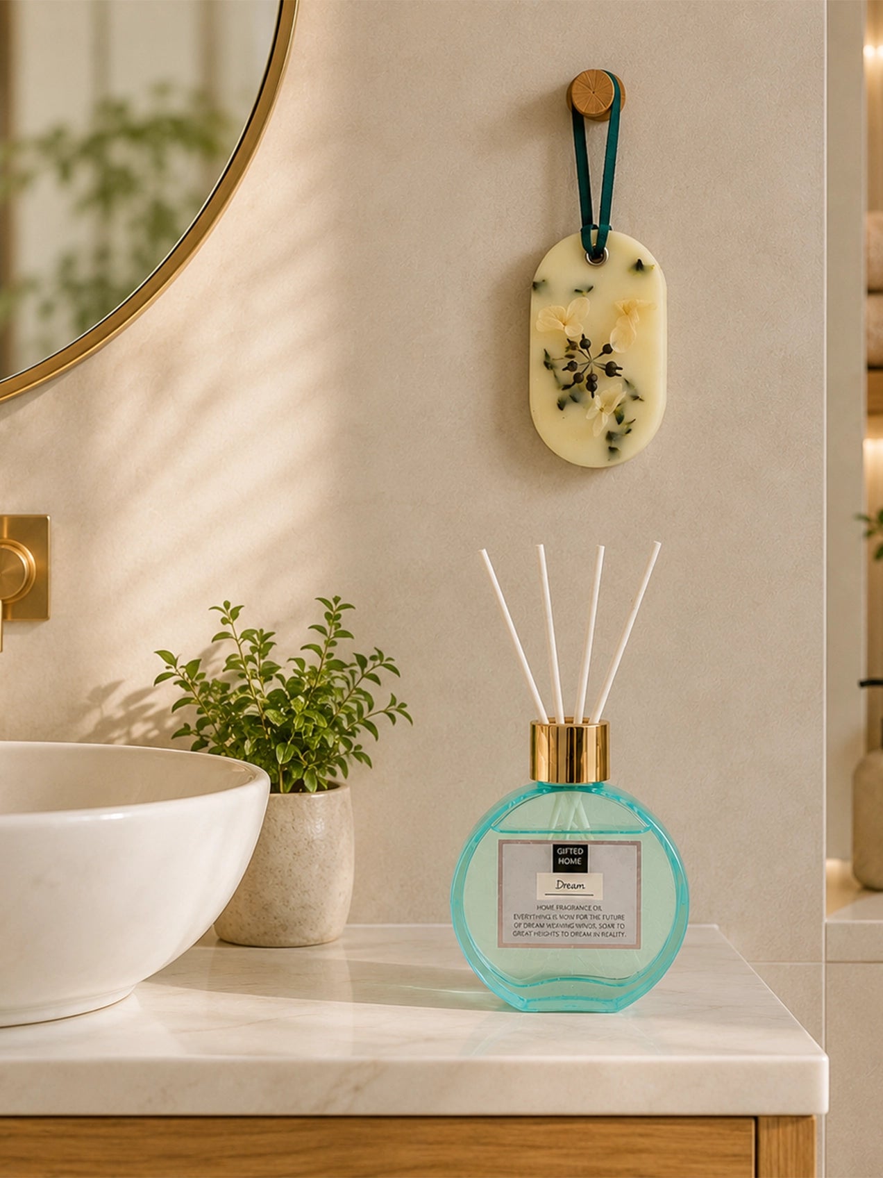 Reed Diffuser with White Lily Stick