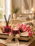 Sakura Candle & Diffuser Set with Pink Orchid