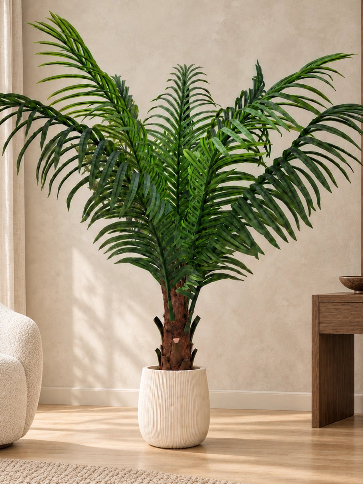 Artificial Areca Palm Plant | 170 cm | With Basic Pot
