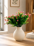 Artificial Kalanchoe Flower Bunch | Red | 33 cm