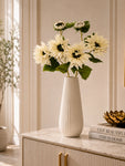 Artificial Sunflower Stick | White | 78 cm | Set of 2