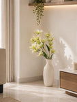 Artificial Magnolia Flower Stick | Green | 85 cm