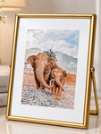 Elephant Metal Photo Frame | 20 cm
