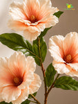 Magnolia Flower Stick | Peach | 95 cm