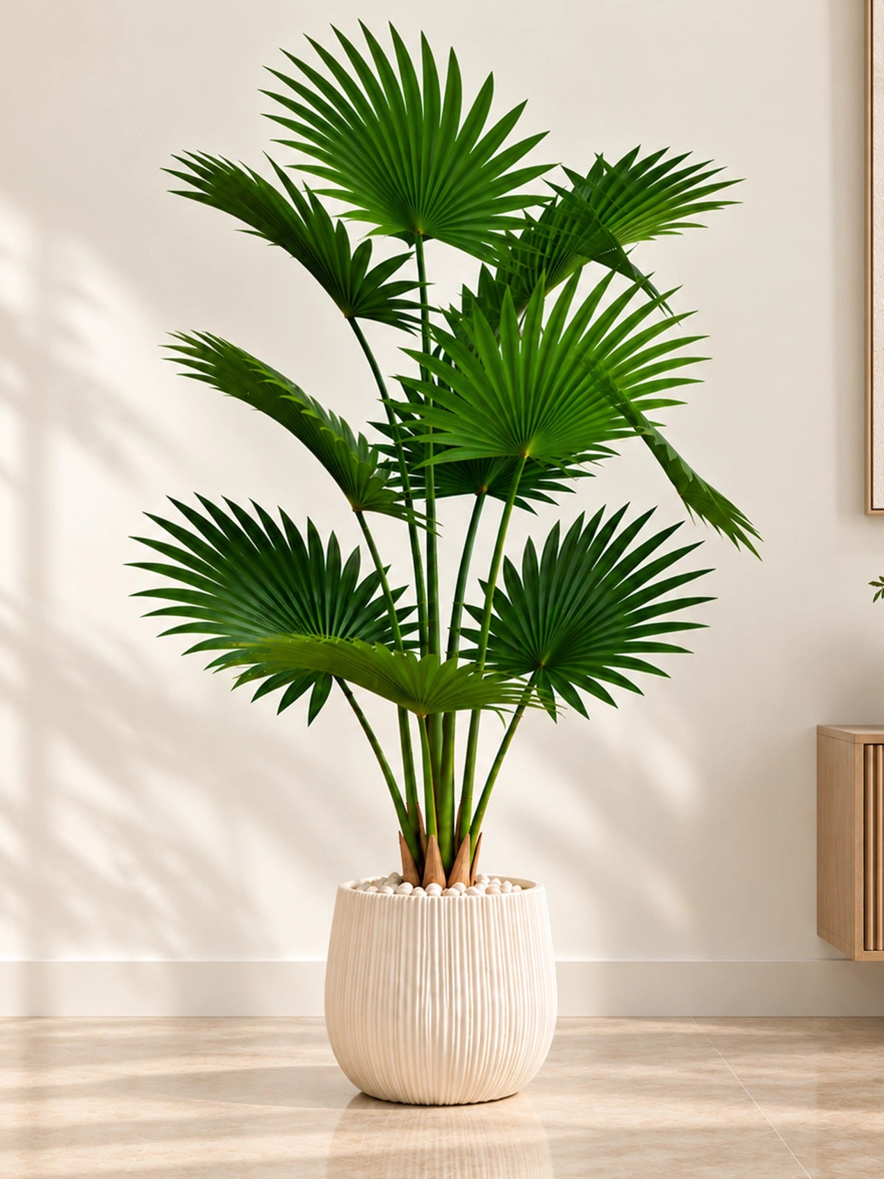 Artificial Fern Palm Plant | 180 cm | 9 Leaves