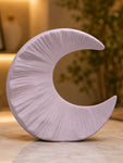 Half-Moon Ceramic Vase | Light Purple | 18 cm