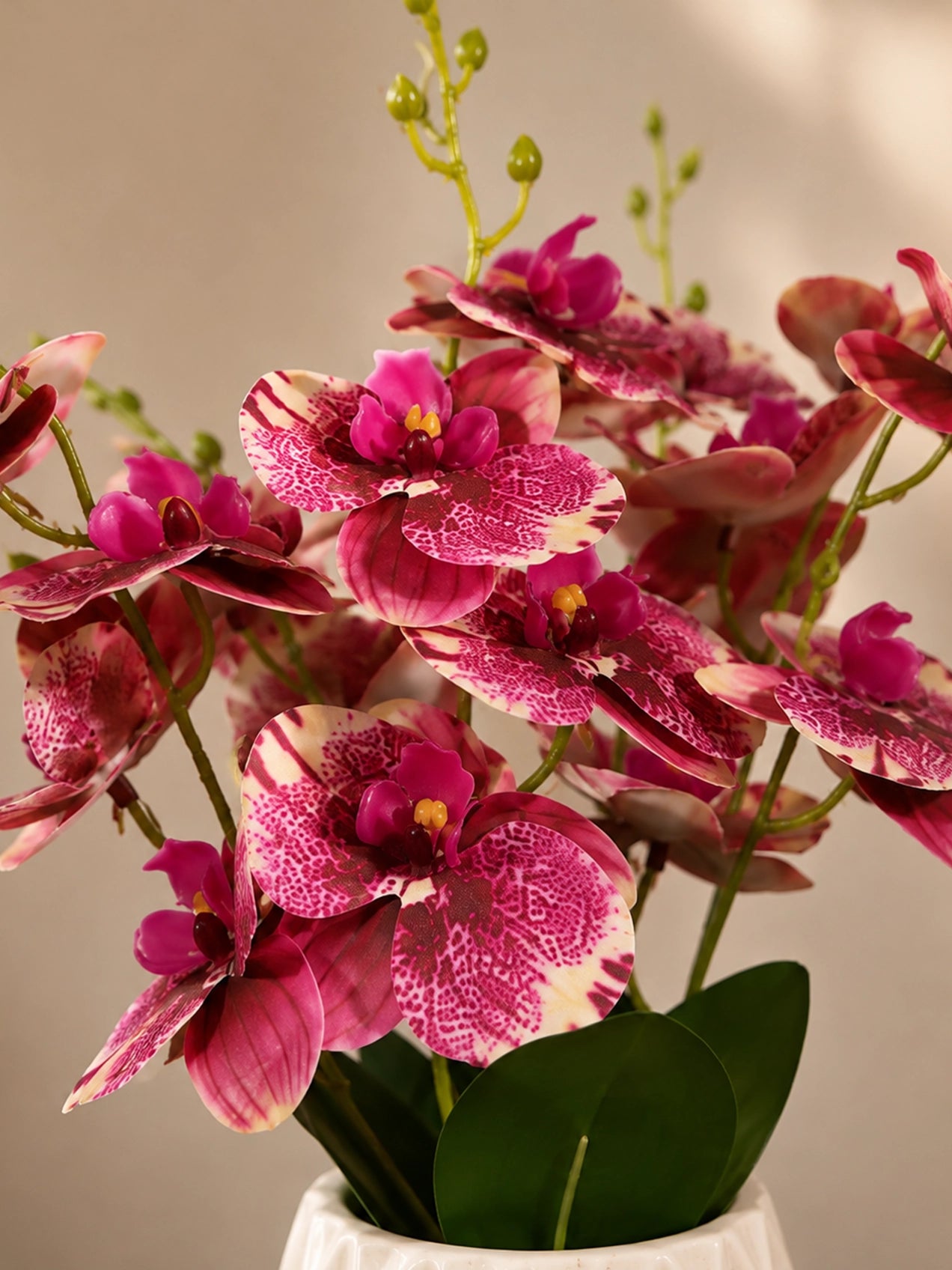 Orchid Bunch | Dark Pink | 44 cm