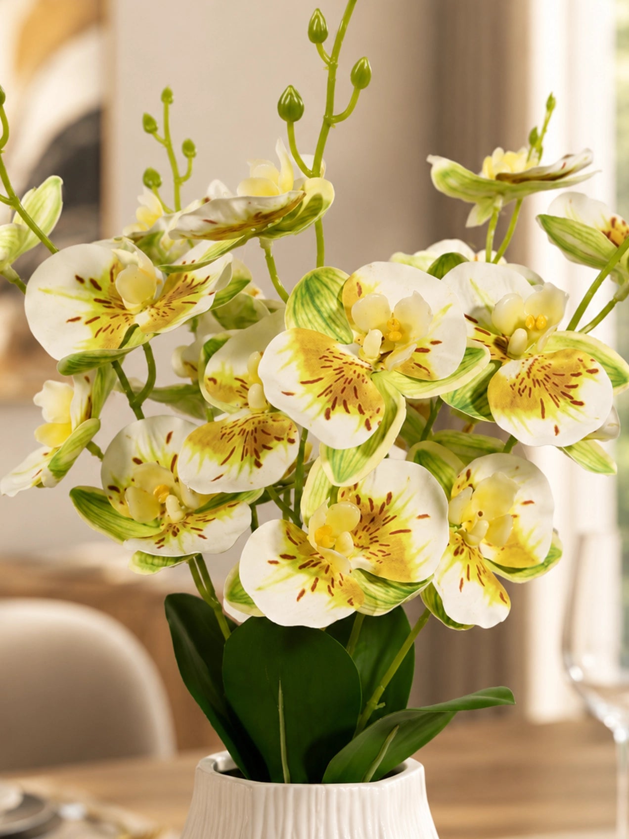 Orchid Bunch | Yellow | 44 cm