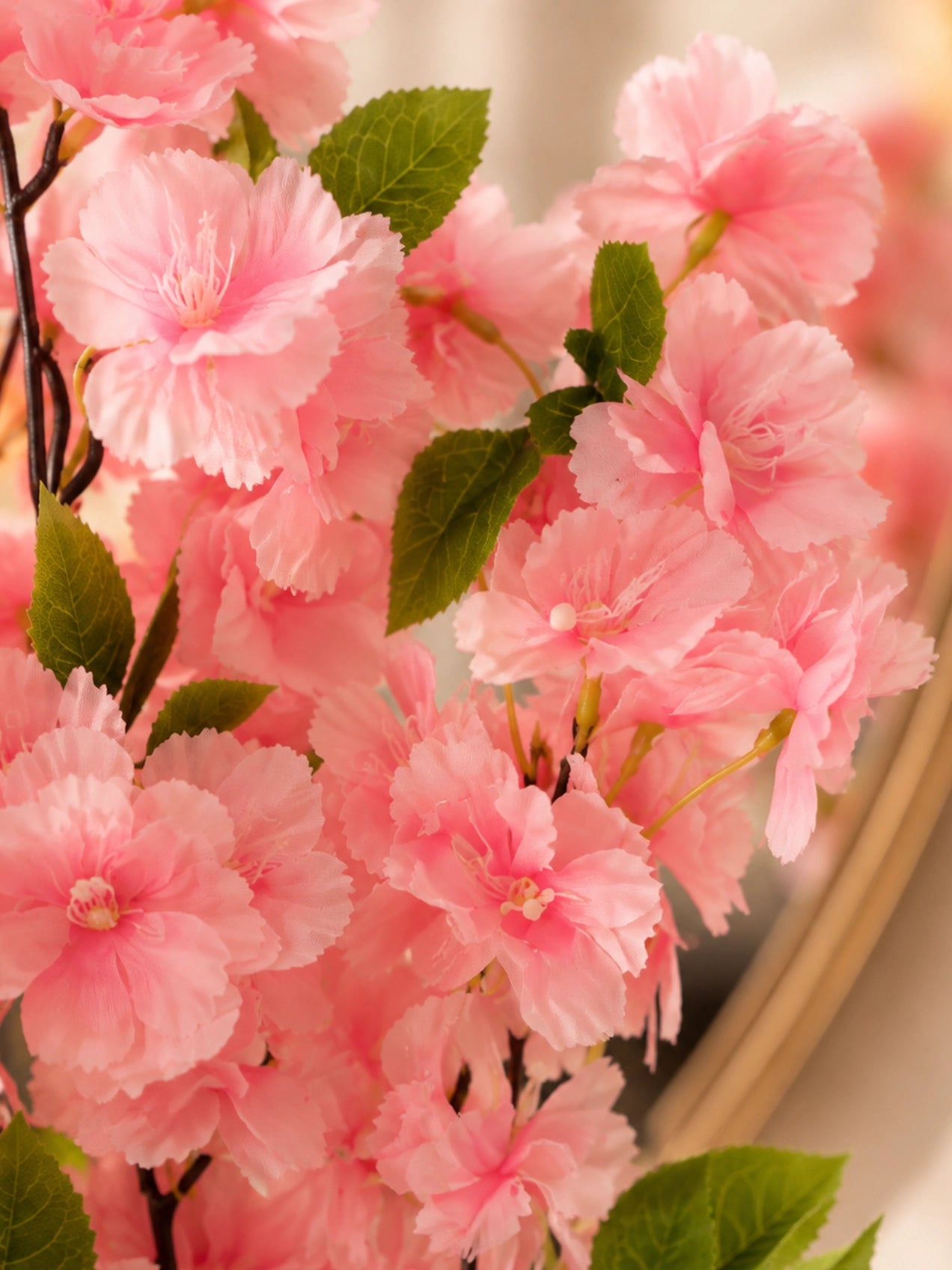 Cherry Blossom Flower Bunch | Light Pink | 65 cm