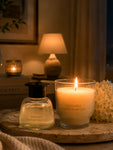 Guixiang Moonlit Candle & Diffuser Set with White Hydrangea