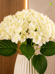 Artificial Hydrangea Flower Bunch | Off White | 42 cm