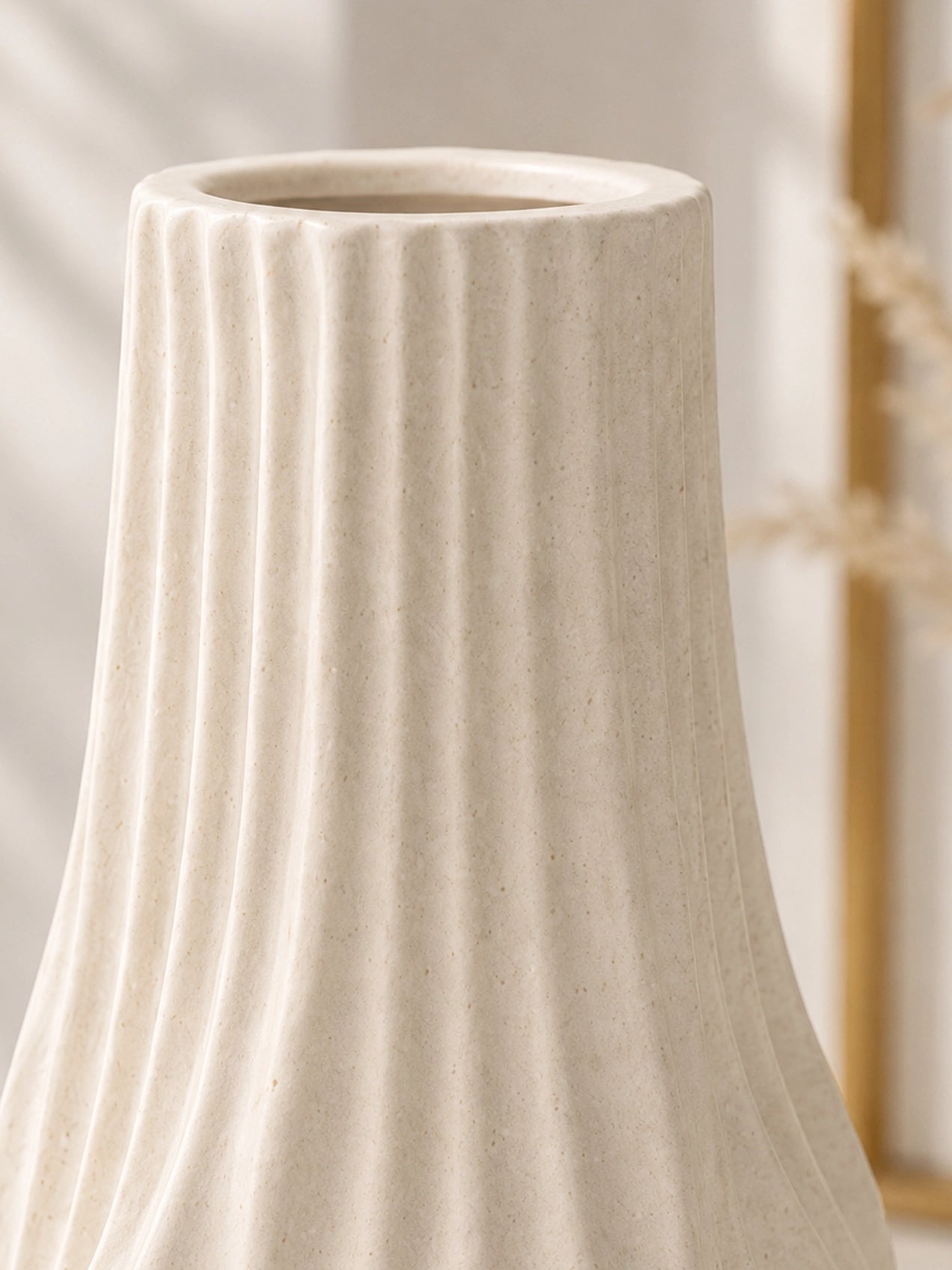 Ribber Spiral Vase | 18 cm